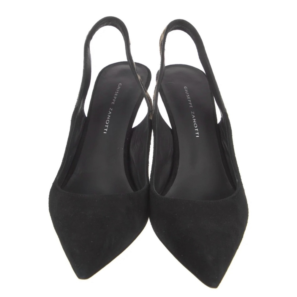 Giuseppe Zanotti Black Slingback Pumps 37.5